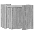 Recinto Lettiera Gatti Grigio Sonoma 53x53x51 cm in Truciolato