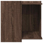 Recinto Lettiera Gatti Rovere Marrone 53x53x51 cm in Truciolato