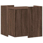 Recinto Lettiera Gatti Rovere Marrone 53x53x51 cm in Truciolato