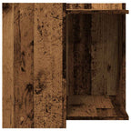 Recinto Lettiera Gatti Legno Vecchio 53x53x51 cm in Truciolato