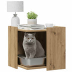 Recinto Lettiera Rovere Artigianale 53x53x51 cm in Truciolato