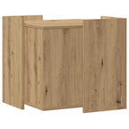 Recinto Lettiera Rovere Artigianale 53x53x51 cm in Truciolato