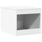 Recinto Lettiera Gatti Bianco 47x59x42 cm in Truciolato
