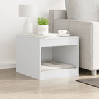 Recinto Lettiera Gatti Bianco 47x59x42 cm in Truciolato