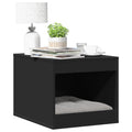 Recinto per Lettiera per Gatti Nero 47x59x42 cm in Truciolato