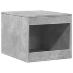 Recinto Lettiera Gatti Grigio Cemento 47x59x42 cm in Truciolato