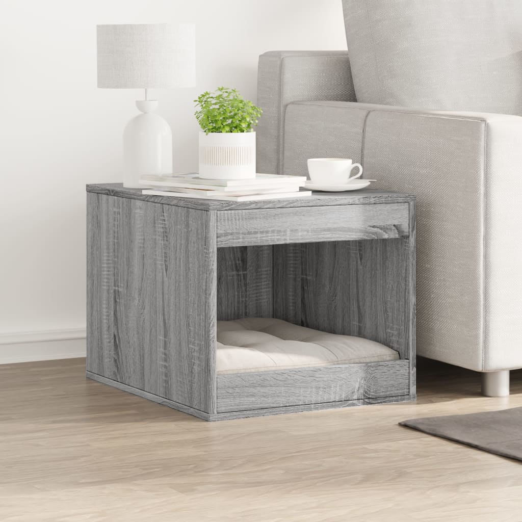 Recinto Lettiera Gatti Grigio Sonoma 47x59x42 cm in Truciolato