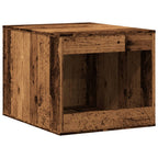 Recinto Lettiera Gatti Legno Vecchio 47x59x42 cm in Truciolato