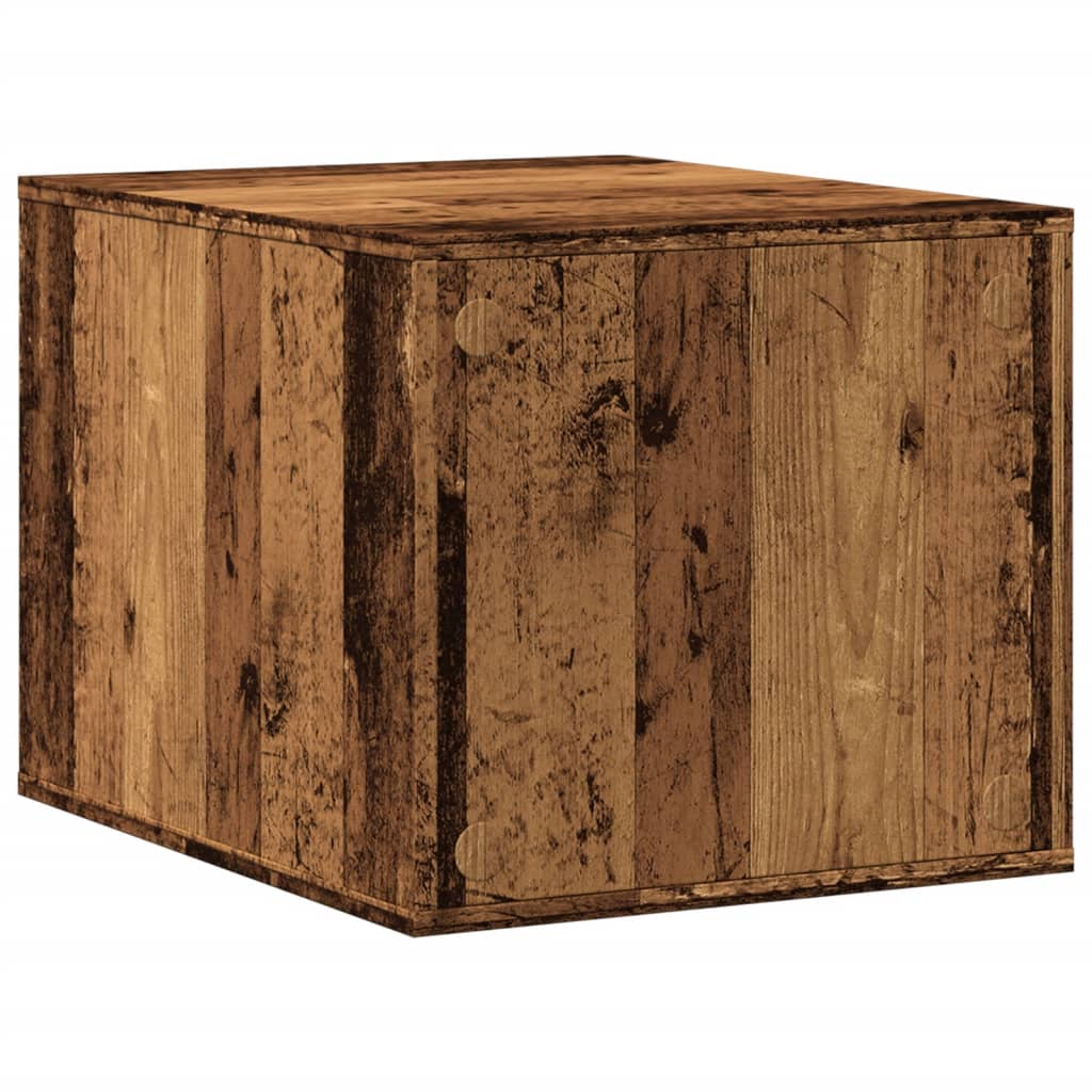 Recinto Lettiera Gatti Legno Vecchio 47x59x42 cm in Truciolato