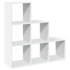 Libreria divisoria a 3 ripiani bianca 99x29x99 cm in legno ingegnerizzato