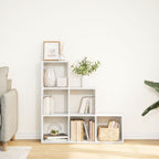 Libreria divisoria a 3 ripiani bianca 99x29x99 cm in legno ingegnerizzato
