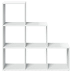 Libreria divisoria a 3 ripiani bianca 99x29x99 cm in legno ingegnerizzato