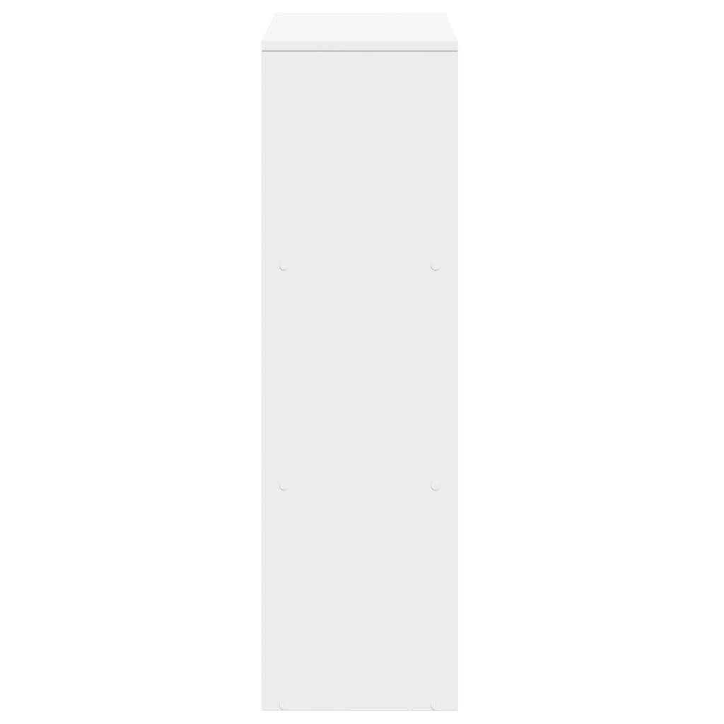 Libreria divisoria a 3 ripiani bianca 99x29x99 cm in legno ingegnerizzato