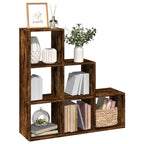 Libreria Divisorio 3Ripiani Rovere Fumo 99x29x99cm Truciolato