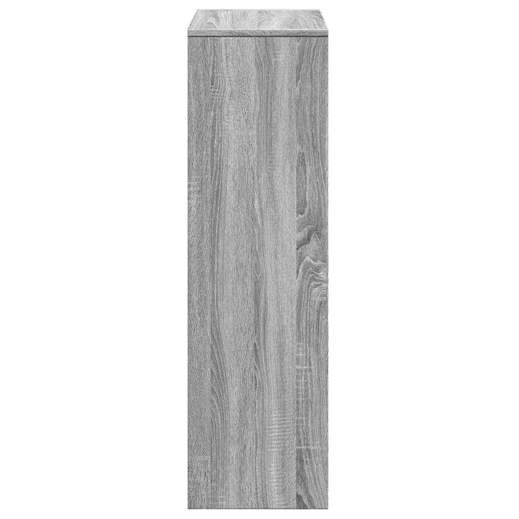Libreria Divisorio 3Ripiani Grigio Sonoma 99x29x99cm Truciolato