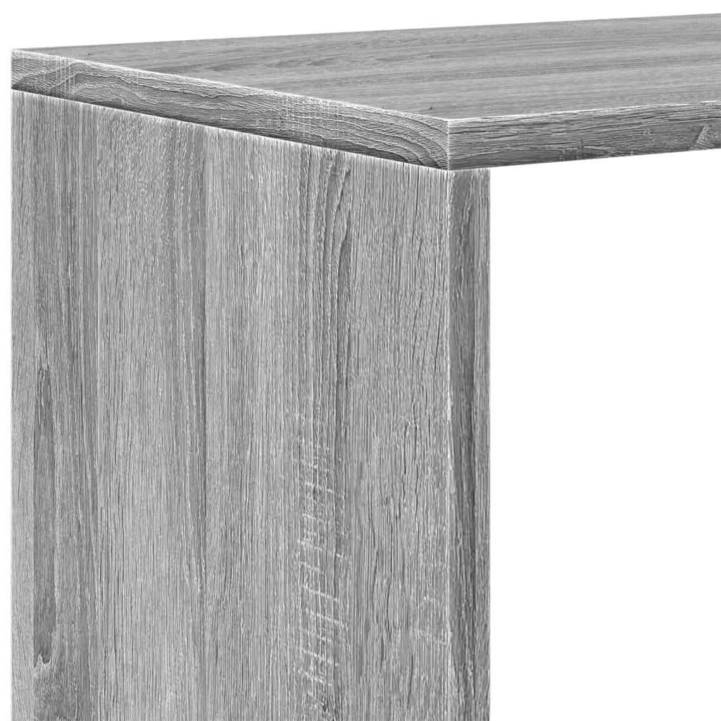 Libreria 4 Ripiani Grigio Sonoma 131,5x29x131,5 cm Truciolato