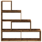 Libreria a 4 Ripiani Legno Vecchio 143,5x29x143,5 cm Truciolato