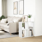 Libreria divisoria bianca 69,5x29x69,5 cm in legno ingegnerizzato