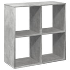 Libreria Divisorio Grigio Cemento 69,5x29x69,5 cm in Truciolato