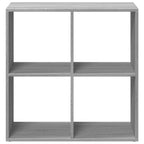 Libreria Divisorio Grigio Sonoma 69,5x29x69,5 cm in Truciolato