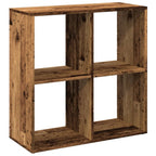 Libreria Divisorio Legno Vecchio 69,5x29x69,5 cm in Truciolato