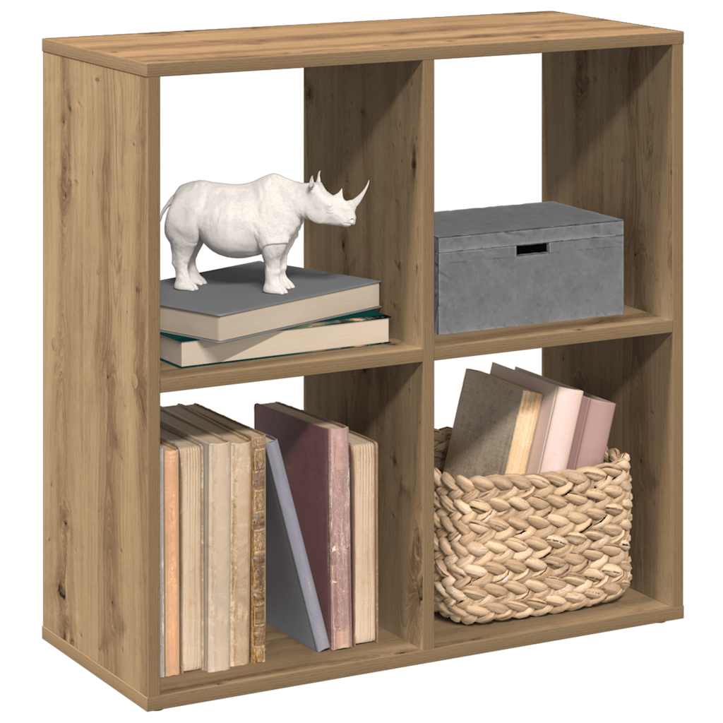Libreria Divisorio Rovere Artigianale 69,5x29x69,5cm Truciolato