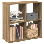 Libreria Divisorio Rovere Artigianale 69,5x29x69,5cm Truciolato
