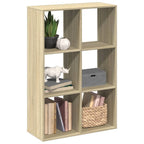 Libreria Divisorio Rovere Sonoma 69,5x29x103,5 cm in Truciolato