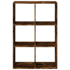 Libreria Divisorio Rovere Fumo 69,5x29x103,5cm in Truciolato