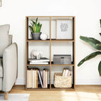 Libreria Divisorio Rovere 69,5x29x103,5 cm in Truciolato