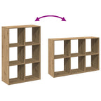 Libreria Divisorio Rovere 69,5x29x103,5 cm in Truciolato