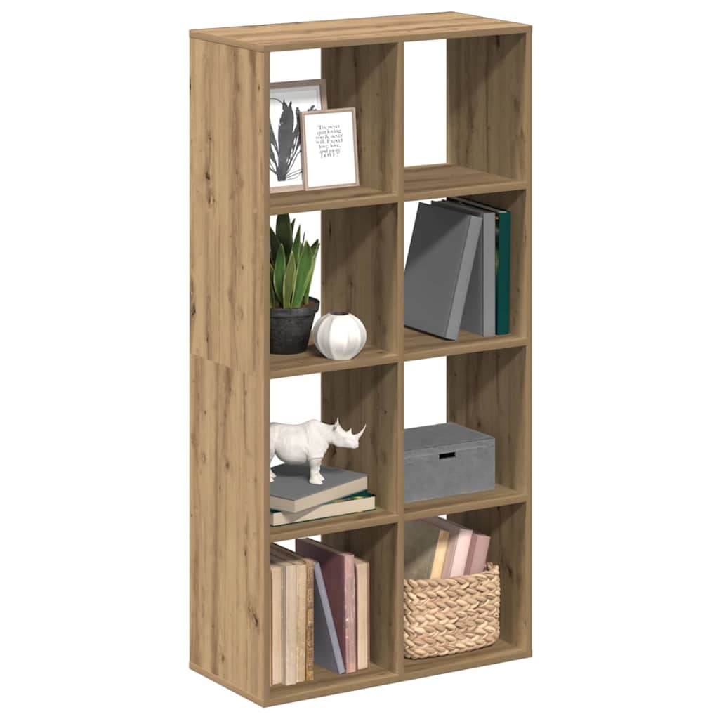 Libreria Divisorio Rovere Artigianale 69,5x29x137,5 Truciolato