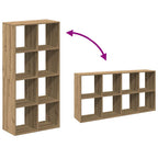 Libreria Divisorio Rovere Artigianale 69,5x29x137,5 Truciolato