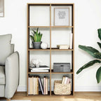Libreria Divisorio Rovere Artigianale 69,5x29x137,5 Truciolato