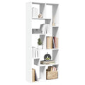 Libreria Divisorio Bianca 67x25x161,5 cm in Truciolato