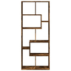 Libreria Divisorio Rovere Fumo 67x25x161,5 cm in Truciolato