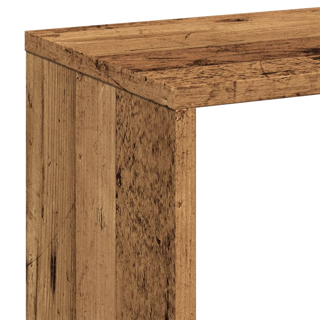 Libreria Divisorio Legno Antico 67x25x161,5 cm in Truciolato