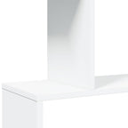 Libreria Divisorio 6 Ripiani Bianca 70x24x193 cm in Truciolato
