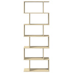 Libreria Divisorio 6 Ripiani Sonoma 70x24x193 cm in Truciolato