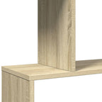 Libreria Divisorio 6 Ripiani Sonoma 70x24x193 cm in Truciolato