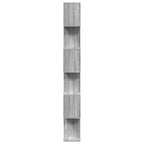 Libreria Divisorio 6Piani Grigio Sonoma 70x24x193cm Truciolato