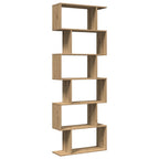 Libreria 6 Ripiani Rovere Artigianale 70x24x193 cm Truciolato