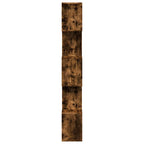 Libreria 5 Ripiani Rovere Fumo 70x24x161 cm in Truciolato