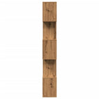 Libreria 5 Ripiani Rovere Artigianale 70x24x161 cm Truciolato