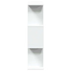 Libreria divisoria a 3 ripiani bianca 70x24x97 cm in legno ingegnerizzato