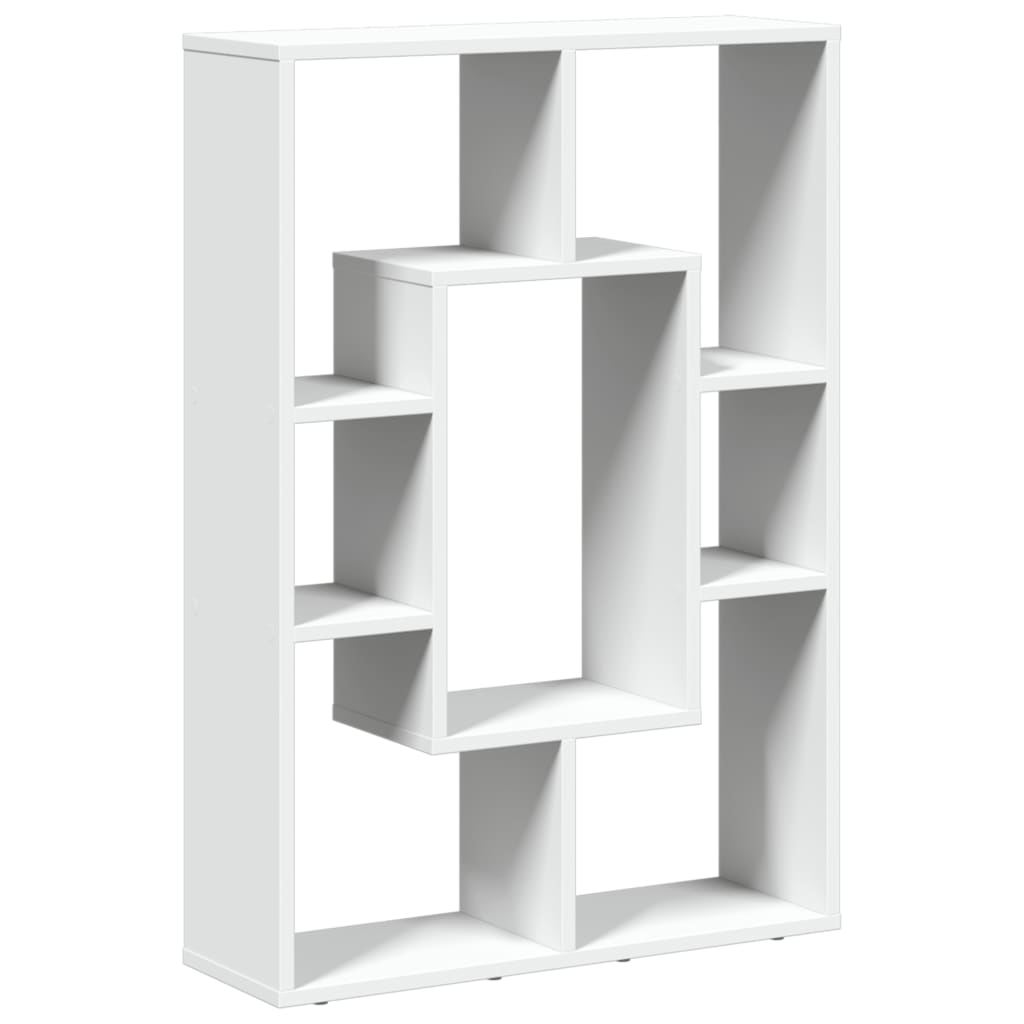 Libreria Bianca 63x20x90 cm in Legno Massello