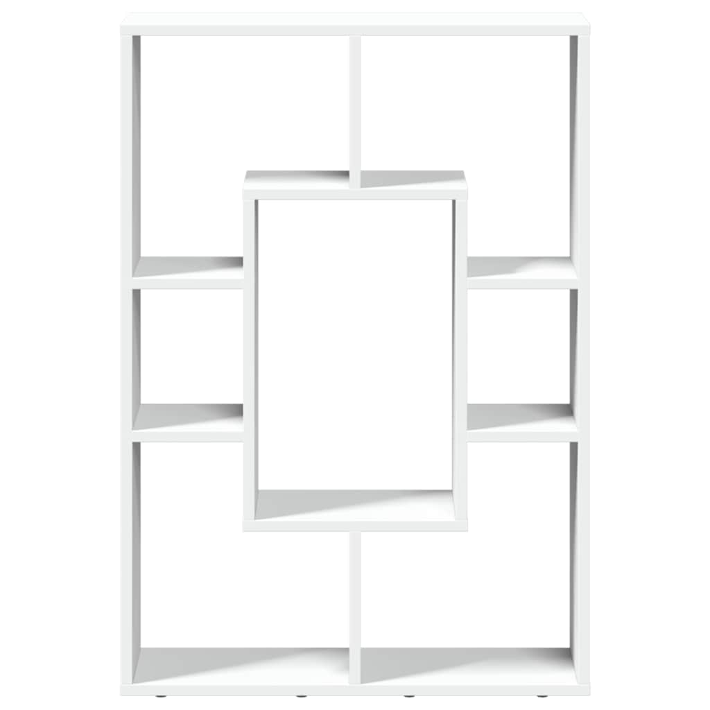 Libreria Bianca 63x20x90 cm in Legno Massello