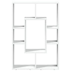 Libreria Bianca 63x20x90 cm in Legno Massello