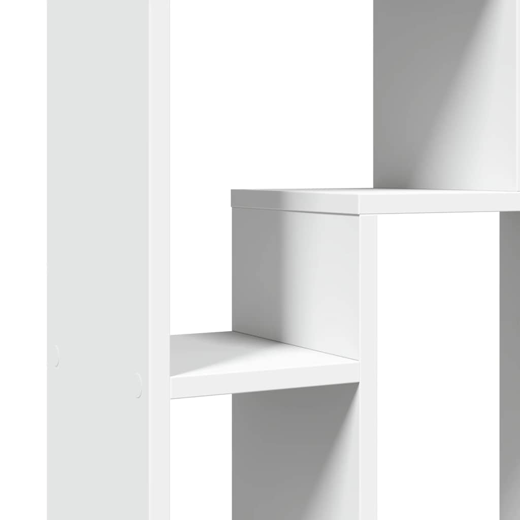 Libreria Bianca 63x20x90 cm in Legno Massello