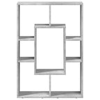 Libreria Grigio Cemento 63x20x90 cm in Truciolato